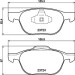 Hella | Bremsbelagsatz, Scheibenbremse | 8DB 355 011-191 Hella | Bremsbelagsatz, Scheibenbremse | 8DB 355 011-191