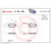 Brembo | Bremsbelagsatz, Scheibenbremse | P 23 133 Brembo | Bremsbelagsatz, Scheibenbremse | P 23 133