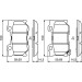 BOSCH | Bremsbelagsatz, Scheibenbremse | 0 986 494 863
