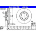ATE | Bremsscheibe | 24.0128-0156.1 ATE | Bremsscheibe | 24.0128-0156.1