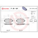 Brembo | Bremsbelagsatz, Scheibenbremse | P 23 127 Brembo | Bremsbelagsatz, Scheibenbremse | P 23 127