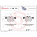 Brembo | Bremsbelagsatz, Scheibenbremse | P 50 122 Brembo | Bremsbelagsatz, Scheibenbremse | P 50 122