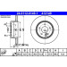 ATE | Bremsscheibe | 24.0112-0149.1 ATE | Bremsscheibe | 24.0112-0149.1