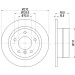 Hella | Bremsscheibe | 8DD 355 104-261