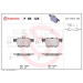 Brembo | Bremsbelagsatz, Scheibenbremse | P 85 125 Brembo | Bremsbelagsatz, Scheibenbremse | P 85 125