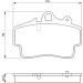 0 986 424 570 Bremsbelagsatz, Scheibenbremse
