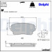 Delphi | Bremsbelagsatz, Scheibenbremse | LP2000
