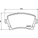 Hella | Bremsbelagsatz, Scheibenbremse | 8DB 355 011-531