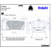 Delphi | Bremsbelagsatz, Scheibenbremse | LP2052 Delphi | Bremsbelagsatz, Scheibenbremse | LP2052