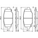 BOSCH | Bremsbelagsatz, Scheibenbremse | 0 986 494 767
