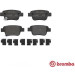 Brembo | Bremsbelagsatz, Scheibenbremse | P 83 047 Brembo | Bremsbelagsatz, Scheibenbremse | P 83 047