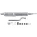 Hella | Mittelschalldämpfer | 8LC 366 024-621 Hella | Mittelschalldämpfer | 8LC 366 024-621