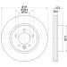 Hella Pagid | Bremsscheibe | 8DD 355 129-471