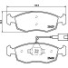 Hella Pagid | Bremsbelagsatz, Scheibenbremse | 8DB 355 019-651