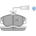 Meyle | Bremsbelagsatz, Scheibenbremse | 025 211 3819/W