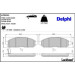 Delphi Bremsbelagsatz, Scheibenbremse LP2011