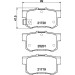 Hella | Bremsbelagsatz, Scheibenbremse | 8DB 355 015-611