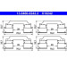 13.0460-0242.2 Zubehörsatz, Scheibenbremsbelag
