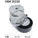 VKM 35330 Riemenspanner, Keilrippenriemen
