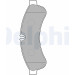 Delphi | Bremsbelagsatz, Scheibenbremse | LP2063 Delphi | Bremsbelagsatz, Scheibenbremse | LP2063