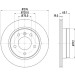 Hella | Bremsscheibe | 8DD 355 104-281