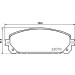 Hella | Bremsbelagsatz, Scheibenbremse | 8DB 355 023-391