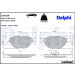 Delphi | Bremsbelagsatz, Scheibenbremse | LP2189 Delphi | Bremsbelagsatz, Scheibenbremse | LP2189