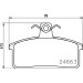 Hella | Bremsbelagsatz, Scheibenbremse | 8DB 355 013-451 Hella | Bremsbelagsatz, Scheibenbremse | 8DB 355 013-451