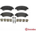 Brembo | Bremsbelagsatz, Scheibenbremse | P 61 091 Brembo | Bremsbelagsatz, Scheibenbremse | P 61 091