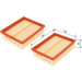 BOSCH 1 457 433 539 Luftfilter
