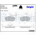 Delphi | Bremsbelagsatz, Scheibenbremse | LP2288 Delphi | Bremsbelagsatz, Scheibenbremse | LP2288