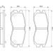 BOSCH | Bremsbelagsatz, Scheibenbremse | 0 986 460 979