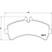 Brembo Bremsbelagsatz, Scheibenbremse PRIME LINE P 50 060