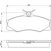 BOSCH Bremsbelagsatz, Scheibenbremse 0 986 469 790