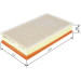 BOSCH F 026 400 516 Luftfilter BOSCH F 026 400 516 Luftfilter