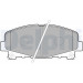 Delphi | Bremsbelagsatz, Scheibenbremse | LP2166 Delphi | Bremsbelagsatz, Scheibenbremse | LP2166