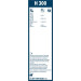 BOSCH H 300 Scheibenwischer Rear 3 397 004 628 BOSCH H 300 Scheibenwischer Rear 3 397 004 628