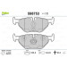 598753 Bremsbelagsatz, Scheibenbremse
