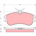GDB3271 Bremsbelagsatz, Scheibenbremse