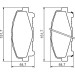 BOSCH | Bremsbelagsatz, Scheibenbremse | 0 986 494 382