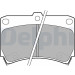 Delphi | Bremsbelagsatz, Scheibenbremse | LP743 Delphi | Bremsbelagsatz, Scheibenbremse | LP743