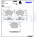 Delphi | Bremsbelagsatz, Scheibenbremse | LP2224 Delphi | Bremsbelagsatz, Scheibenbremse | LP2224