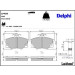 Delphi Bremsbelagsatz, Scheibenbremse LP459