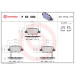 Brembo | Bremsbelagsatz, Scheibenbremse | P 83 080 Brembo | Bremsbelagsatz, Scheibenbremse | P 83 080