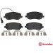 Brembo | Bremsbelagsatz, Scheibenbremse | P 23 100