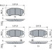 0 986 424 760 Bremsbelagsatz, Scheibenbremse