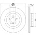 Hella | Bremsscheibe | 8DD 355 120-741