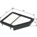 BOSCH F 026 400 132 Luftfilter
