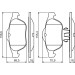 BOSCH | Bremsbelagsatz, Scheibenbremse | 0 986 424 616 BOSCH | Bremsbelagsatz, Scheibenbremse | 0 986 424 616
