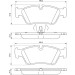 BOSCH Bremsbelagsatz, Scheibenbremse 0 986 494 096